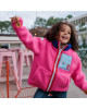 HELLO HOSSY. Παιδικό μπουφάν fleece Fuchsia