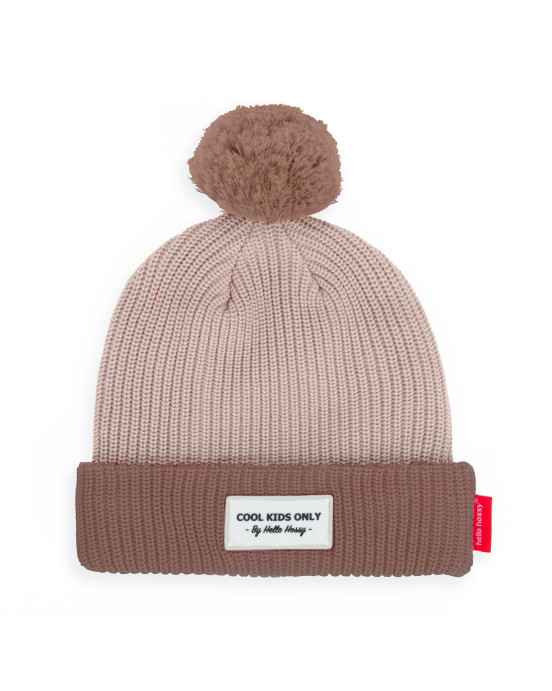 HELLO HOSSY. Σκουφάκι μπαμπά Color Block Coffee