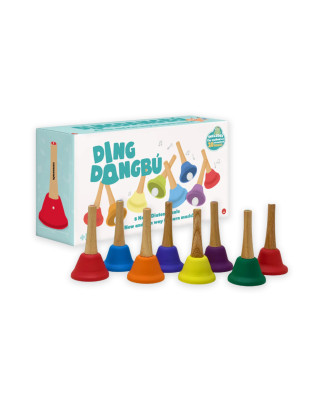 Juegaconmigo. Μουσικά κουδουνάκια Dingdangdong Handle με 8 νότες