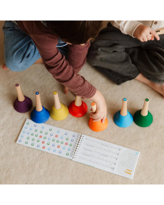 Juegaconmigo. Μουσικά κουδουνάκια Dingdangdong Handle με 8 νότες