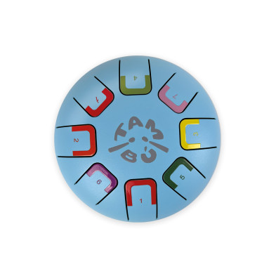 Juegaconmigo. Μεταλλόφωνο Baby Tambu με 8 νότες (Γαλάζιο)