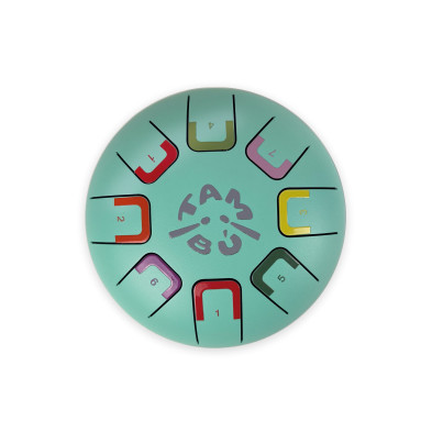 Juegaconmigo. Μεταλλόφωνο Baby Tambu με 8 νότες (Τιρκουάζ)