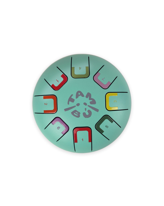 Juegaconmigo. Μεταλλόφωνο Baby Tambu με 8 νότες (Τιρκουάζ)