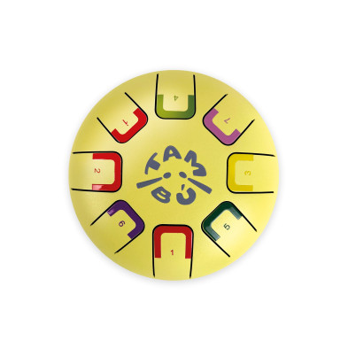 Juegaconmigo. Μεταλλόφωνο Baby Tambu με 8 νότες (Κίτρινο)