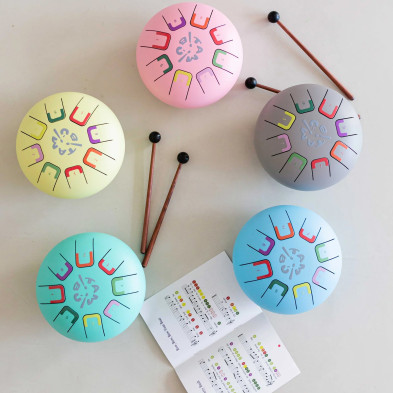 Juegaconmigo. Μεταλλόφωνο Baby Tambu με 8 νότες (Κίτρινο)