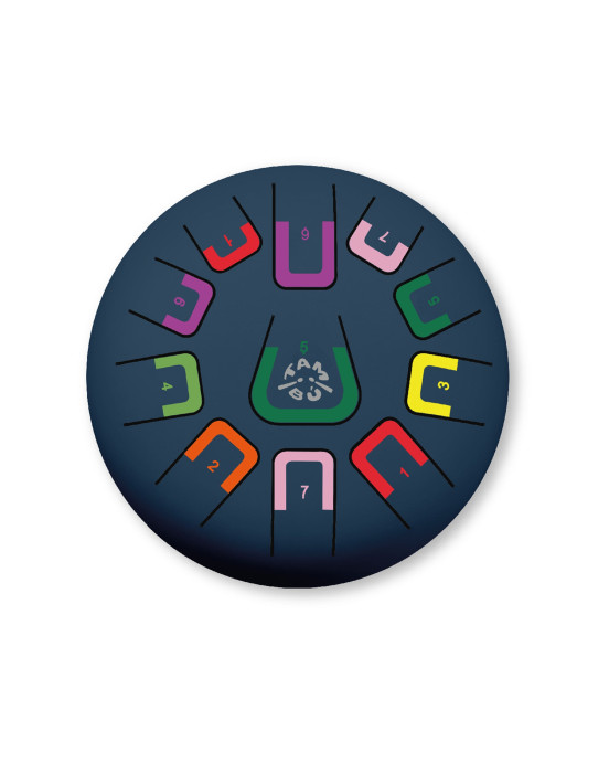 Juegaconmigo. Μεταλλόφωνο Tambu με 11 νότες (Matt Antrazit)