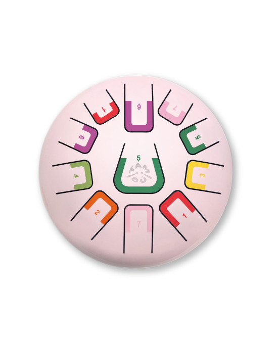 Juegaconmigo. Μεταλλόφωνο Tambu με 11 νότες (Pink)