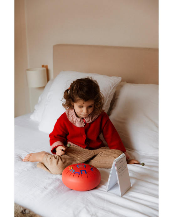 Juegaconmigo. Μεταλλόφωνο Tambu με 11 νότες (Matt Red)