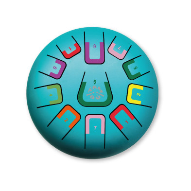 Juegaconmigo. Μεταλλόφωνο Tambu με 11 νότες (Matt Turquoise)