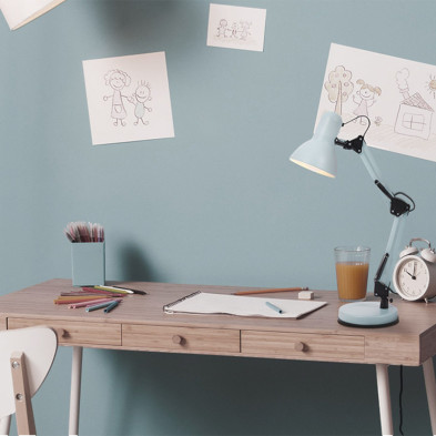 KAJA LIGHTING. Φωτιστικό γραφείου COSMO γαλάζιο