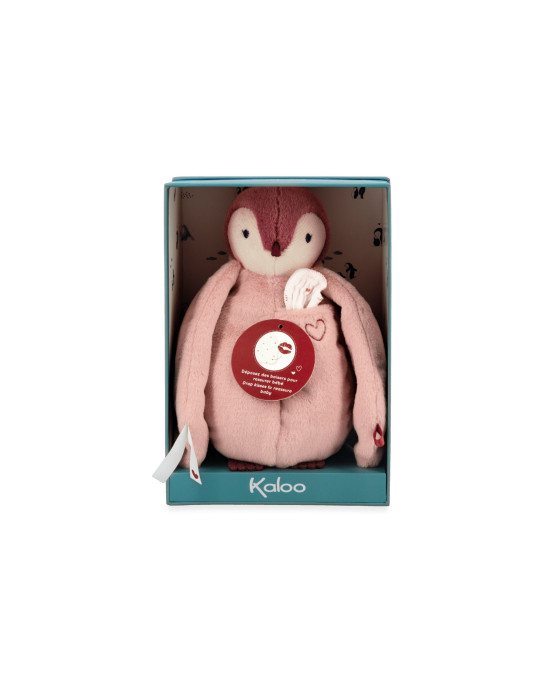 COMPLICES. Υφασμάτινο Πιγκουινάκι με πανάκι παρηγοριάς Ροζ