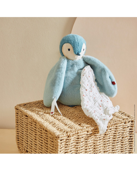 COMPLICES. Υφασμάτινο Πιγκουινάκι με πανάκι παρηγοριάς Πράσινο