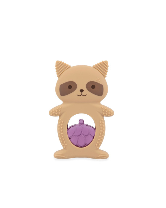 GRIGNOTI. Μασητικό σιλικόνης με αποσπώμενο κομμάτι ψύξης Ρακούν
