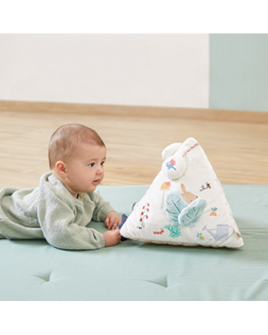 PETITES CHANSONS. Υφασμάτινη πυραμίδα δραστηριοτήτων με ήχο