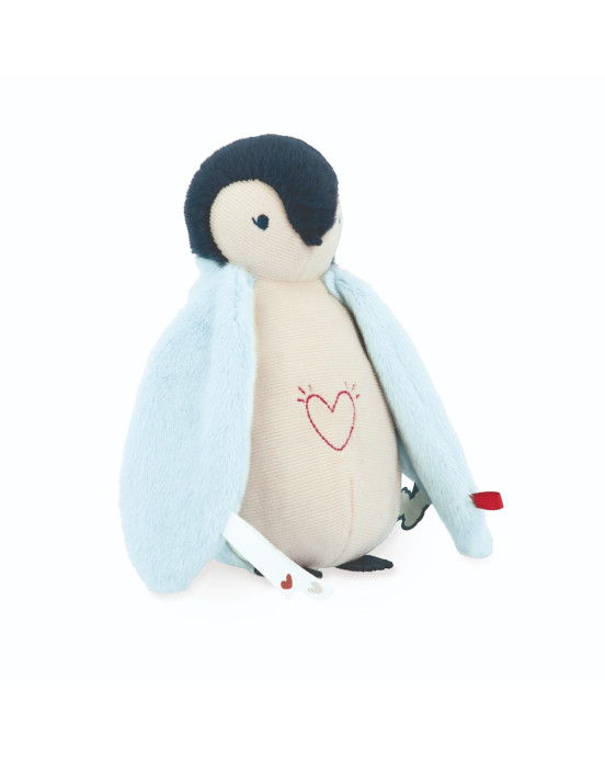 COMPLICES. Λούτρινο Πιγκουινάκι με φωτάκι νυκτός Μπλε