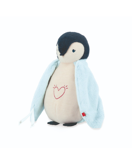 COMPLICES. Λούτρινο Πιγκουινάκι με φωτάκι νυκτός Μπλε