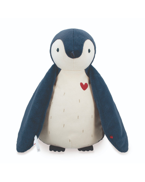 COMPLICES. Λούτρινο Πιγκουινάκι με πανάκι αγκαλιάς 50εκ.