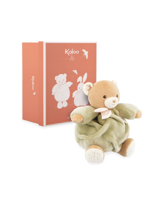 INTEMPOREL. Μαλακό αρκουδάκι Patapouf - Πράσινο 17εκ.