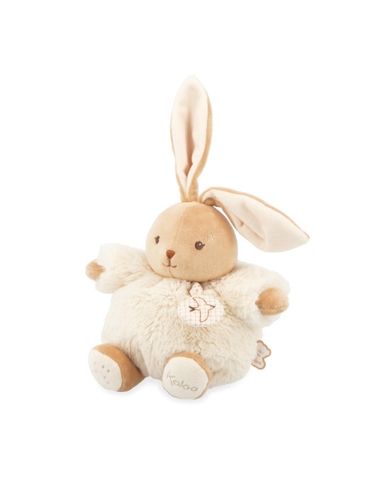 INTEMPOREL. Υφασμάτινο μουσικό κουνελάκι - Cream 17εκ.