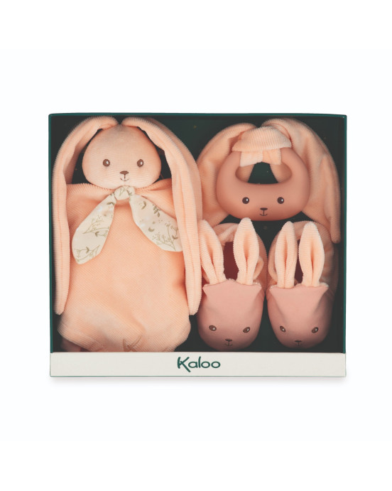 LAPINOO. Το πρώτο μου σετ δώρου - Ροδακινί