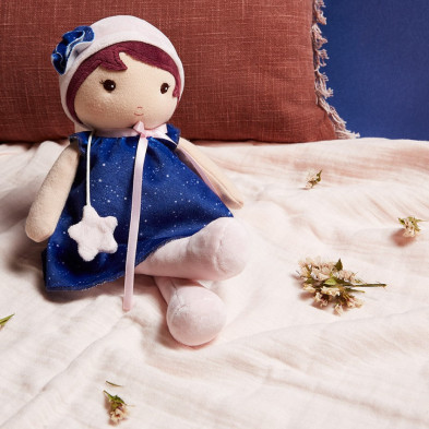 POUPEES. Υφασμάτινη μουσική κούκλα Aurore - 32εκ.