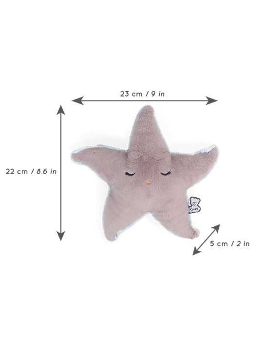 PETIT CALME. Βρεφικό μαλακό παιχνίδι-θερμοφόρα αστερίας