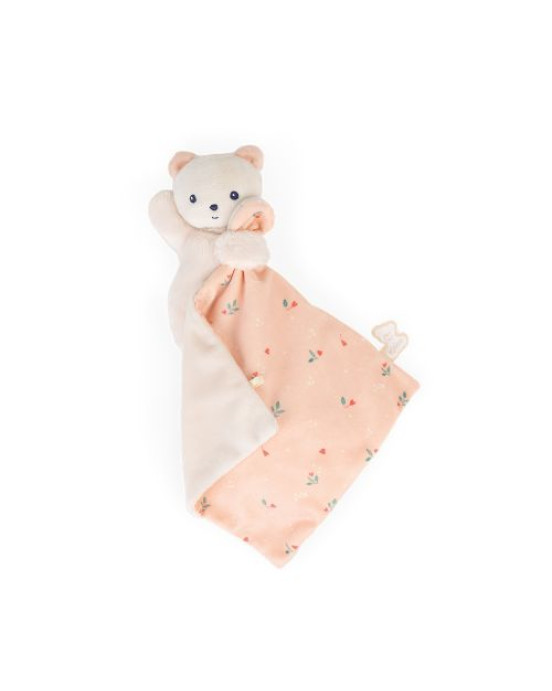 CARRE DOUCEUR. Υφασμάτινο ντουντού αρκουδάκι Leaves of Love 18εκ.