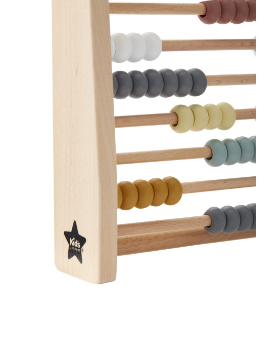 KIDS CONCEPT. Ξύλινο αριθμητήριο (φυσικό-πολύχρωμο)