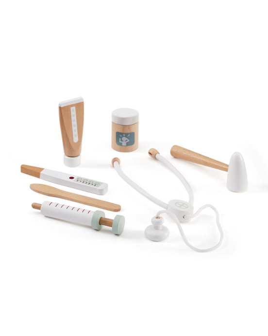 KIDS CONCEPT. Βαλιτσάκι γιατρού με ξύλινα όργανα (ώχρα)