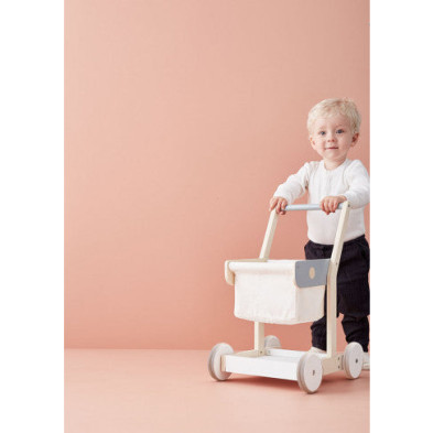 KIDS CONCEPT. Ξύλινο καρότσι για ψώνια