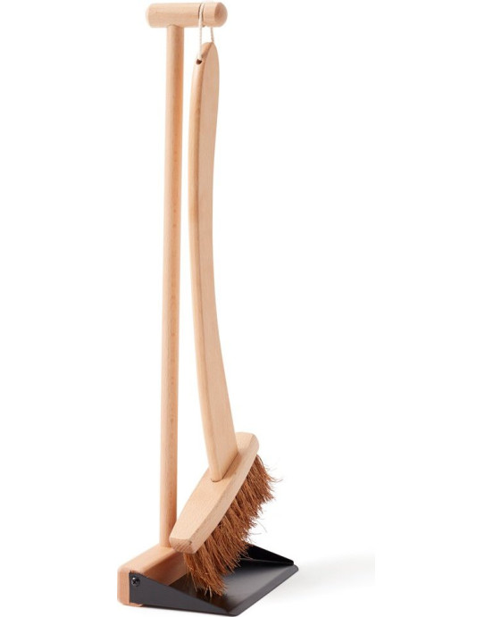 KIDS CONCEPT. Ξύλινη σκούπα με φαράσι (φυσικό)