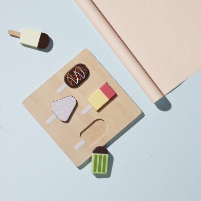 KIDS CONCEPT. Παζλ-σφηνώματα Παγωτά