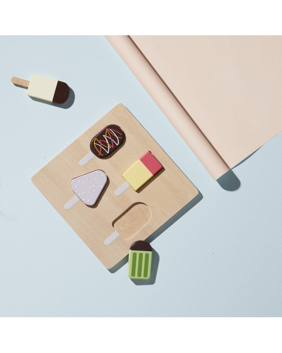 KIDS CONCEPT. Παζλ-σφηνώματα Παγωτά