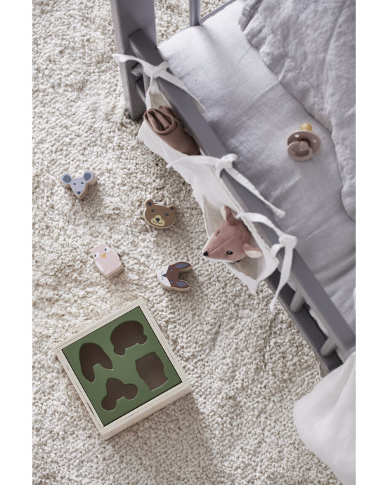 KIDS CONCEPT. Ξύλινο παιχνίδι ταξινόμησης σχημάτων με ζωάκια Edvin