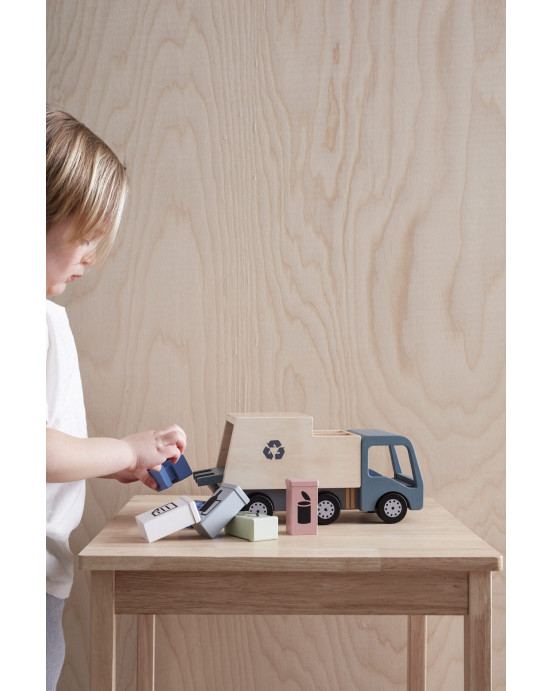 KIDS CONCEPT. Ξύλινο απορριματοφόρο AIDEN