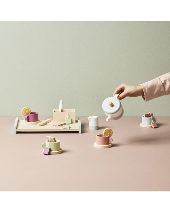 KIDS CONCEPT. Ξύλινο σετ τσαγιού Bistrot