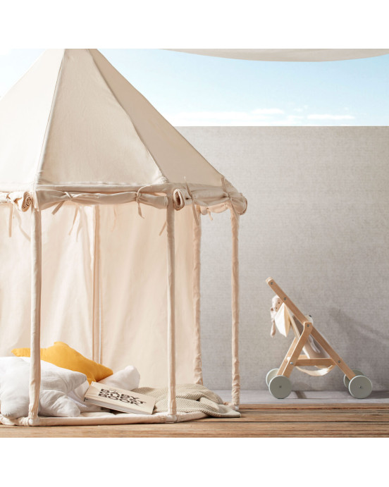 KIDS CONCEPT. Ξύλινο σπιτάκι πολύγωνικό Montessori (φυσικό)