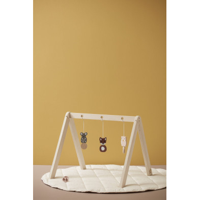 KIDS CONCEPT. Χαλάκι παιχνιδιού για σκηνή ινδιάνικη (λευκό)