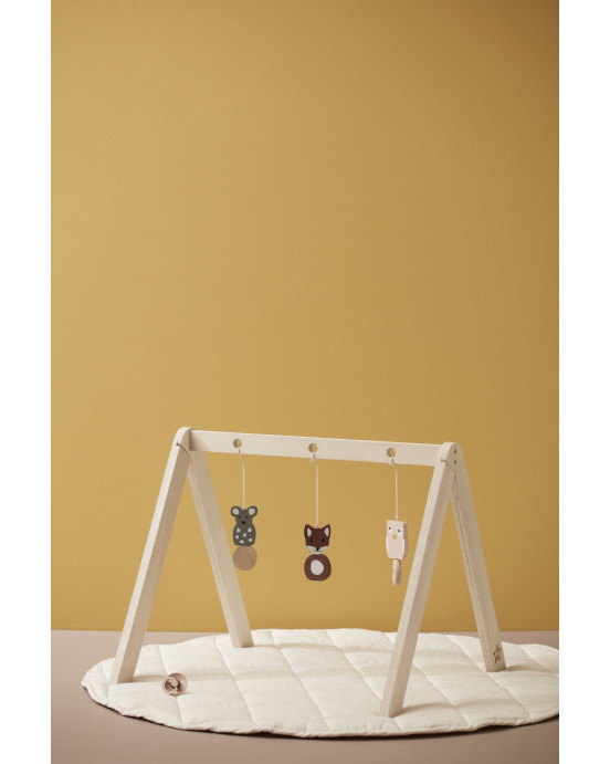 KIDS CONCEPT. Χαλάκι παιχνιδιού για σκηνή ινδιάνικη (λευκό)