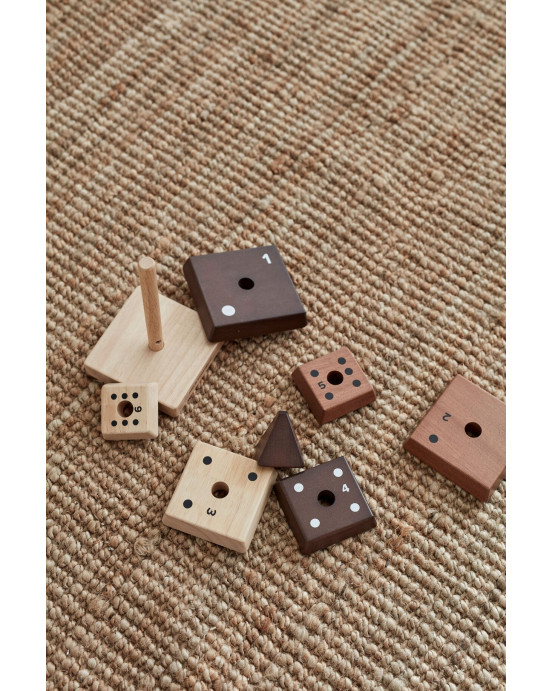 KIDS CONCEPT. Ξύλινη πυραμίδα στοίβαξης NEO