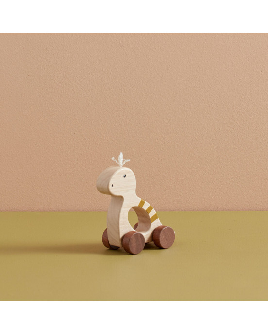 KIDS CONCEPT. Ξύλινη τρεχαλίτσα Δεινόσαυρος (φυσικό)