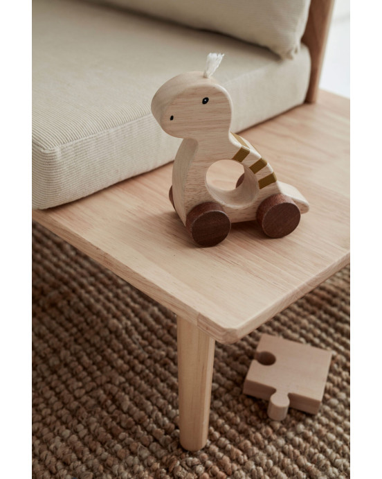 KIDS CONCEPT. Ξύλινη τρεχαλίτσα Δεινόσαυρος (φυσικό)