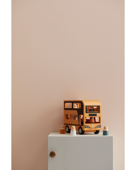 KIDS CONCEPT. Ξύλινο double decker λεωφορείο με φιγούρες AIDEN
