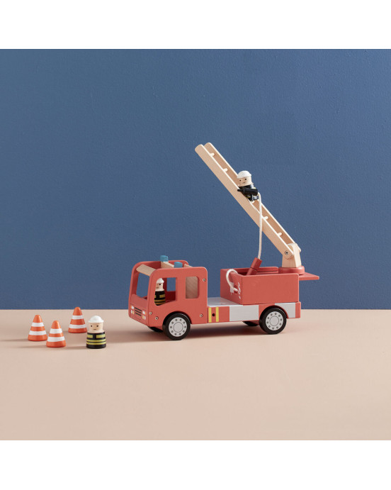 KIDS CONCEPT. Ξύλινο πυροσβεστικό όχημα με φιγούρες AIDEN