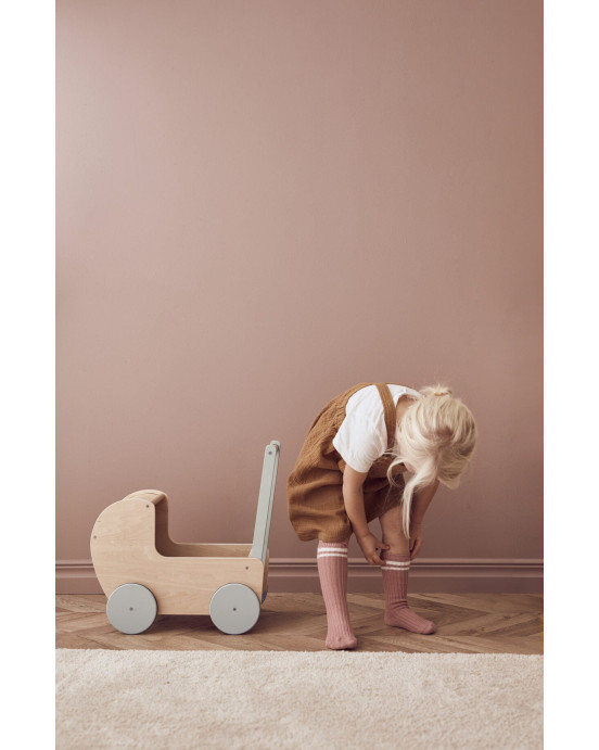 KIDS CONCEPT. Ξύλινο καρότσι για κούκλες (φυσικό)