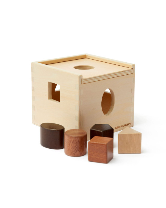 KIDS CONCEPT. Ξύλινος κύβος ταξινόμησης σχημάτων NEO