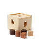 KIDS CONCEPT. Ξύλινος κύβος ταξινόμησης σχημάτων NEO