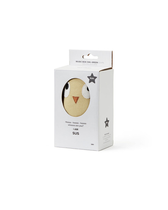 KIDS CONCEPT. Υφασμάτινη κουκουβάγια με μουσική Edvin
