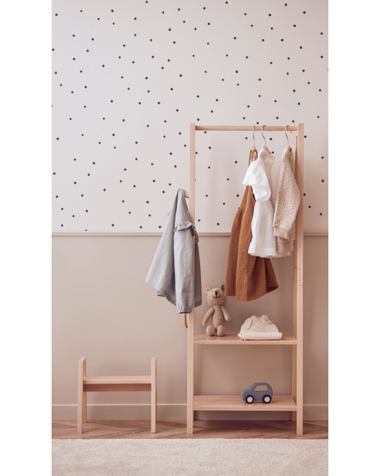 KIDS CONCEPT. Σταντ ρούχων SAGA (φυσικό)