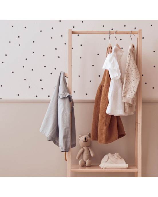 KIDS CONCEPT. Σταντ ρούχων SAGA (φυσικό)